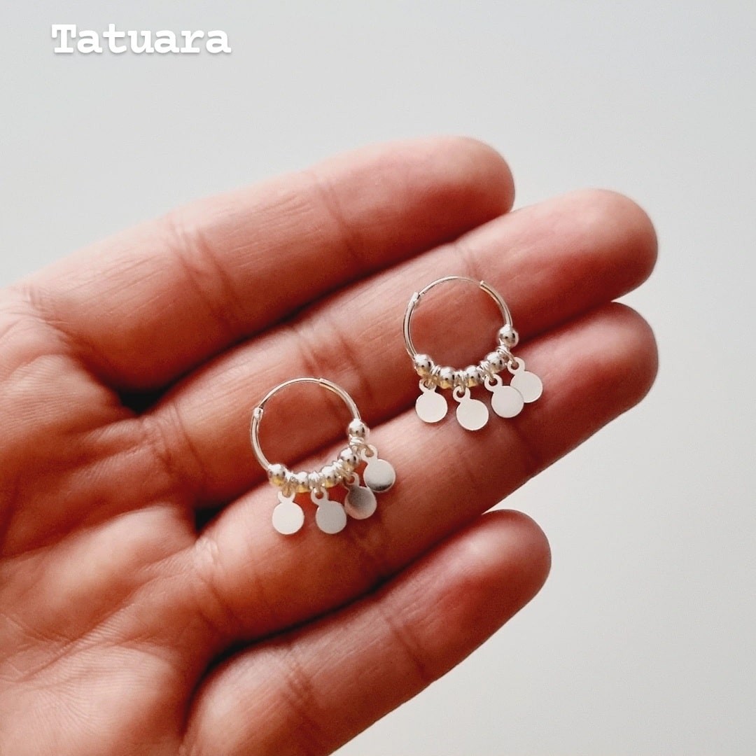 Argollas monedas 14mm